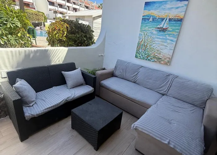 Parque Santiago 1 Parterowy Pool View 008 Alejandro Apartment Playa de las Americas (Tenerife)